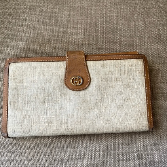 Authentic vintage Gucci micro GG long wallet 035.03.0904 (B24) - Picture 3 of 12